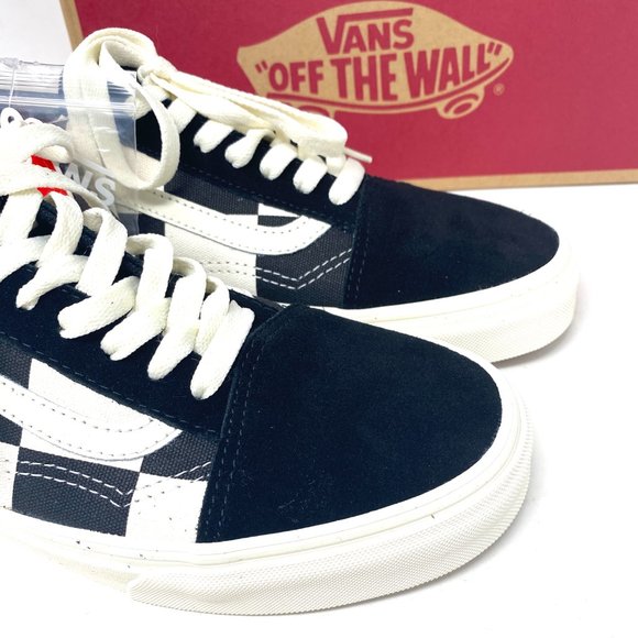 VANS Old Skool Oversize Checkerboard Black Canvas Shoes Men's Size VN0A5AO95WS - Picture 5 of 12